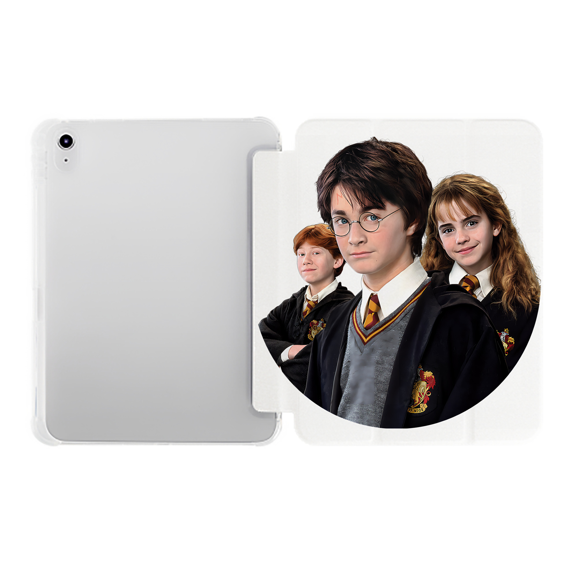 （画像用） Harry Potter ハリー・ポッターシリーズ IPad ケース ペン収納付き 三つ折りスタンド PUレザー×シリコン 対応機種9.5/10.5/10.9インチ